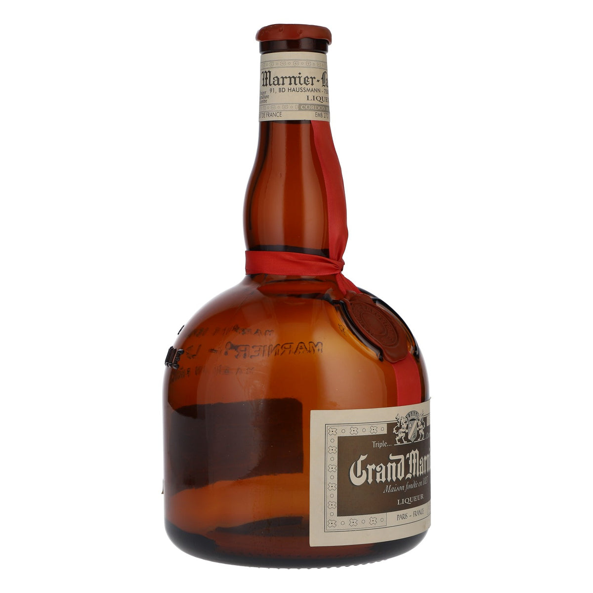Grand Marnier Likör Showflasche Dekoflasche Leere Flasche Triple Orange – Ansicht 2