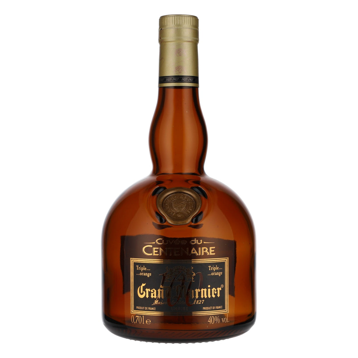 Grand Marnier Likör Showflasche Leere Flasche 100 Jahre mit Box
