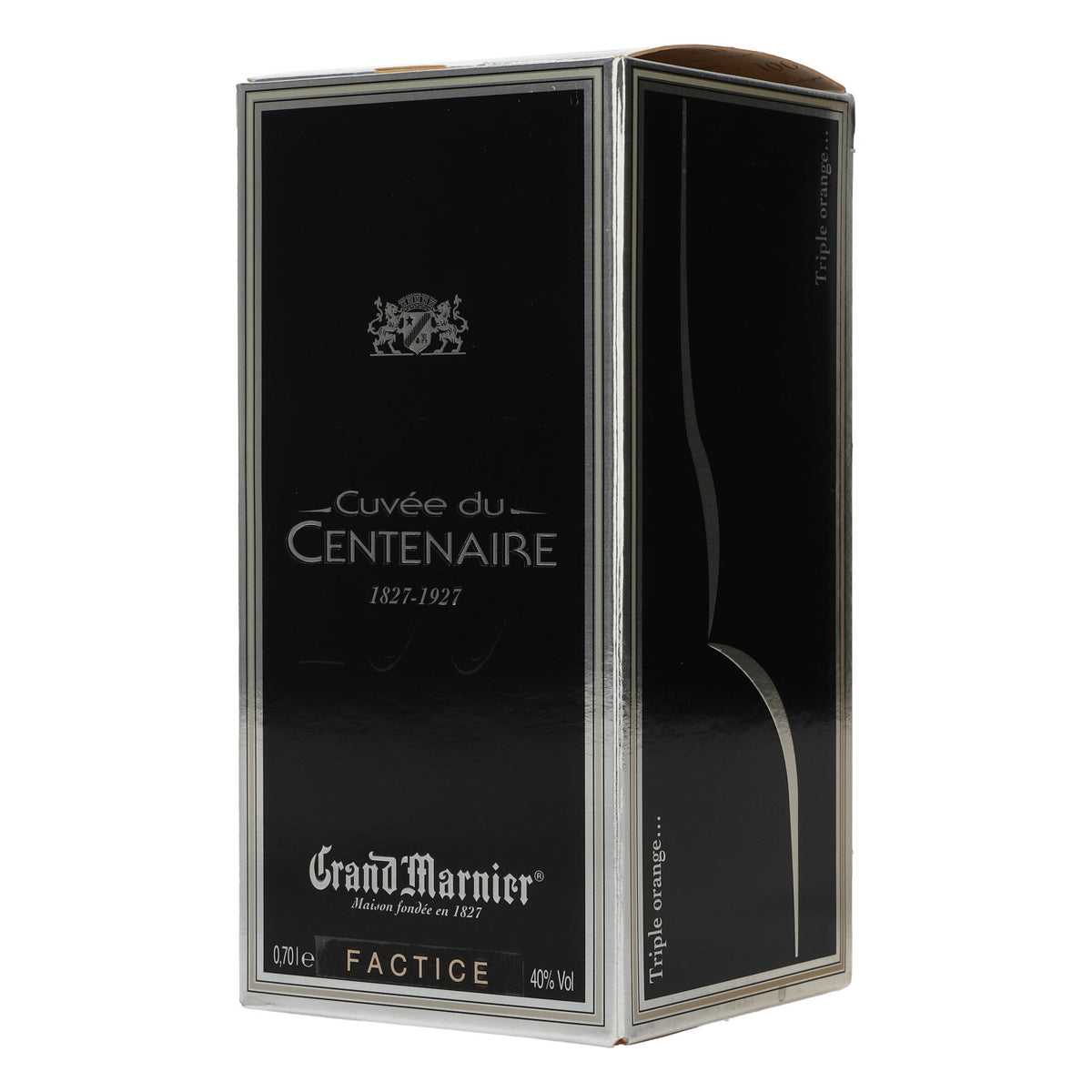 Grand Marnier Likör Showflasche Leere Flasche 100 Jahre mit Box – Ansicht 4