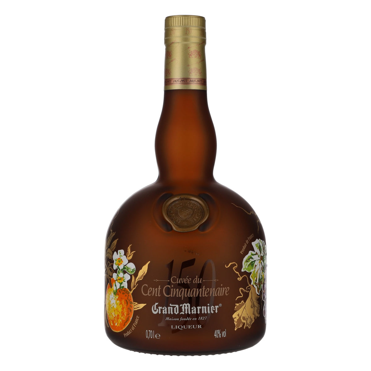 Grand Marnier Likör Showflasche Leere Flasche 150 Jahre mit Box
