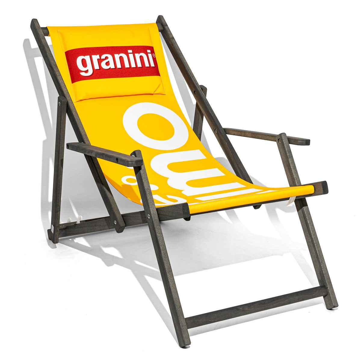 Granini Liegestuhl Lounge Möbel Beach Chair Klappstuhl Eingenähtes Kopfkissen