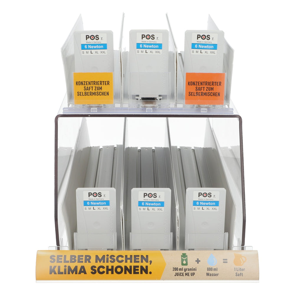 Granini Saft Spender POS Tuning Schubsystem für 200ml Granini Juice Verpackungen