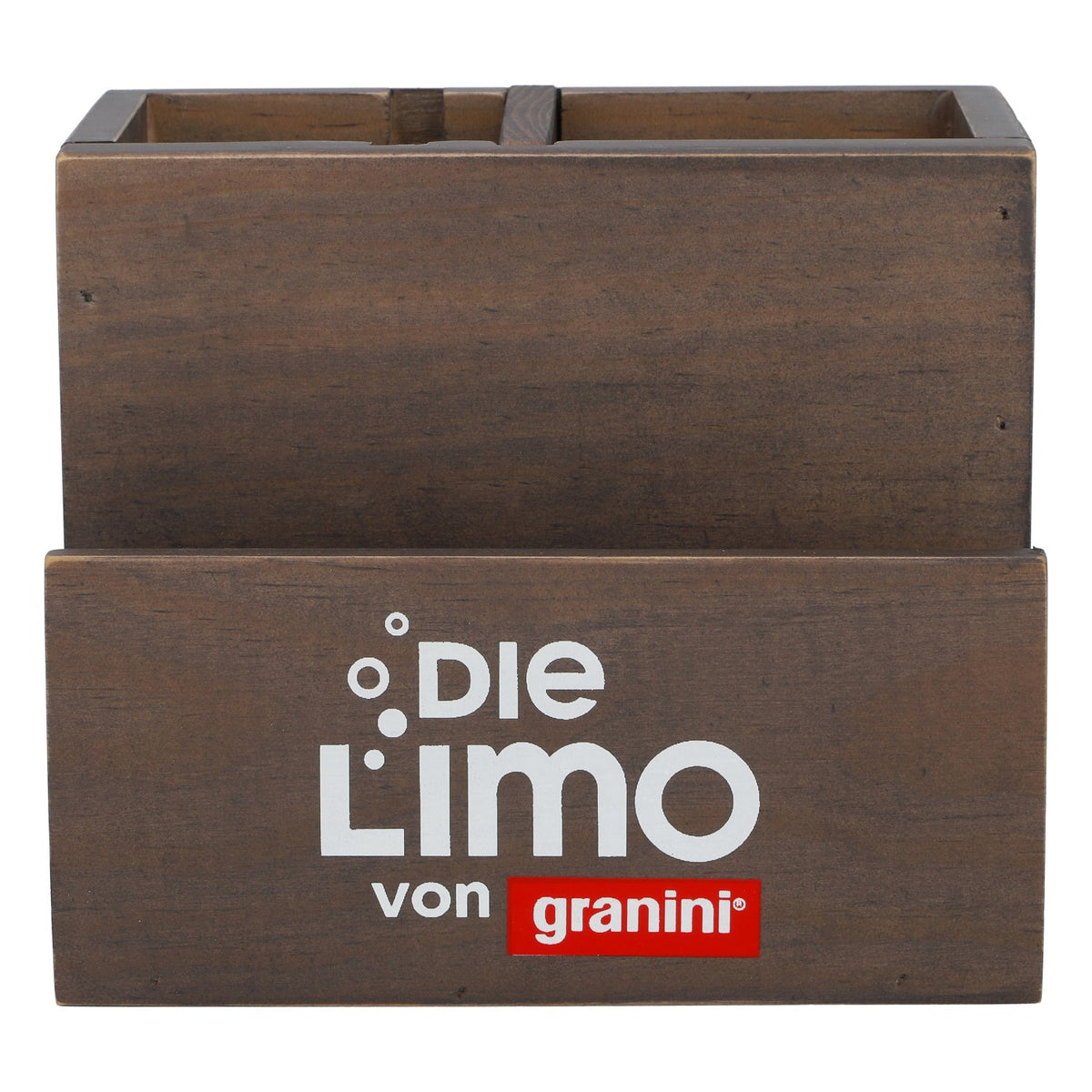 Granini Softdrink Tischaufsteller Kartenhalter Besteckhalter Holzoptik – Ansicht 2