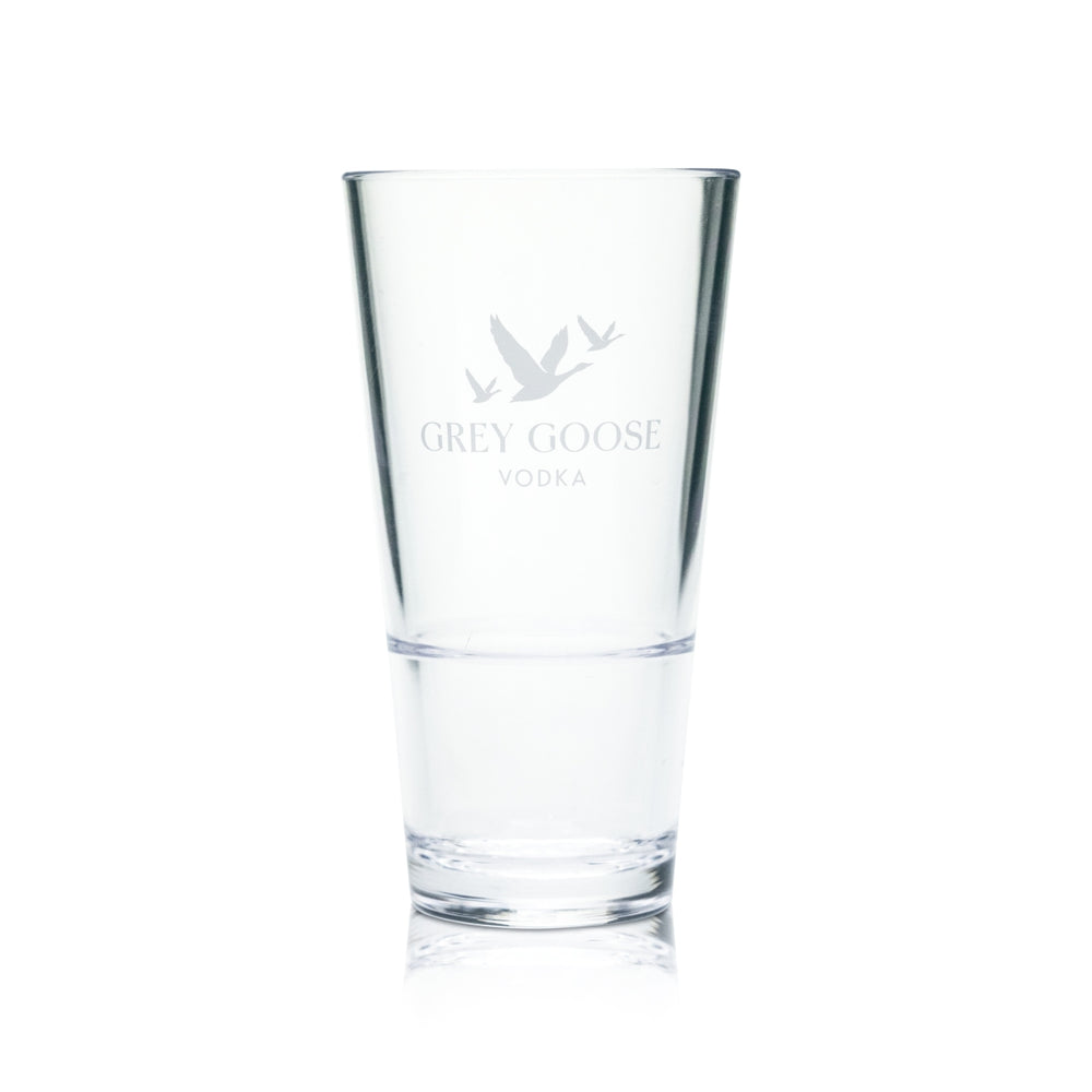 Grey Goose Kunststoff Becher Glas 0,3l Mehrwegbecher Plastik Geeicht Gastro Bar