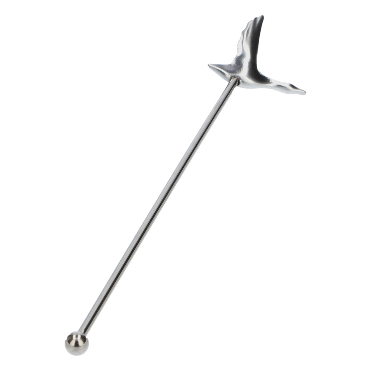 Grey Goose Vodka Edelstahl Stirrer "Gans"Umrührer Metall Barzubehör – Ansicht 2