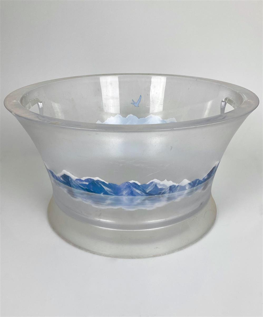 Grey Goose Vodka Eiswürfelbehälter Flaschenkühler Magnum alte Version dickes Plexiglas – Ansicht 2