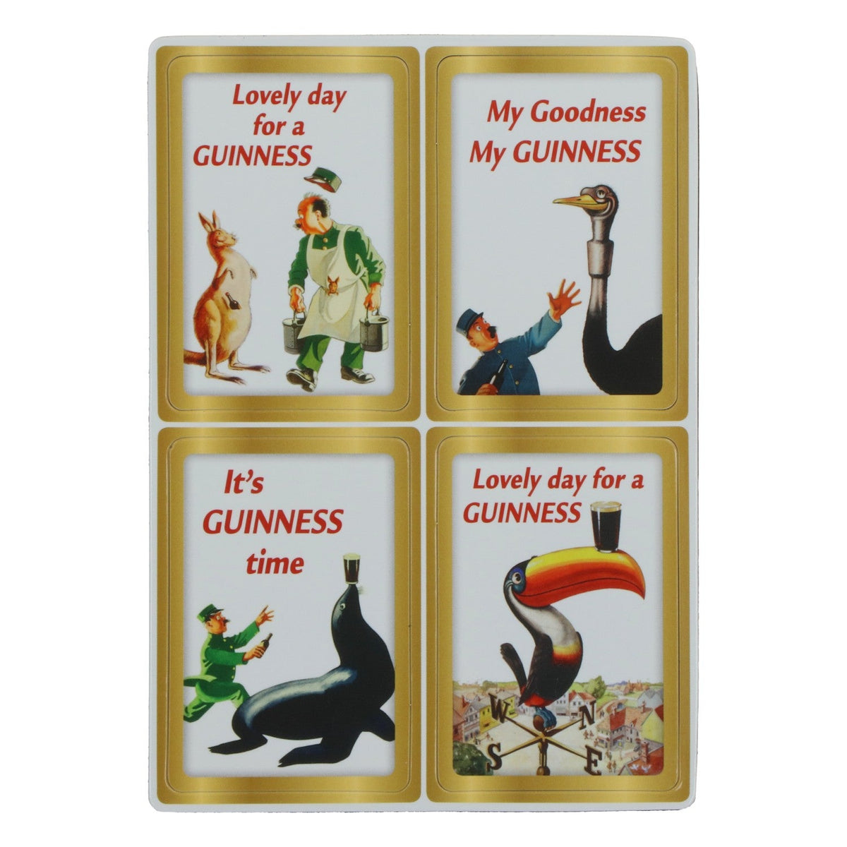Guinness Bier Kitchen Bundle Set aus Kühlschrankmagneten Salz Pfeffer Streuer – Ansicht 5