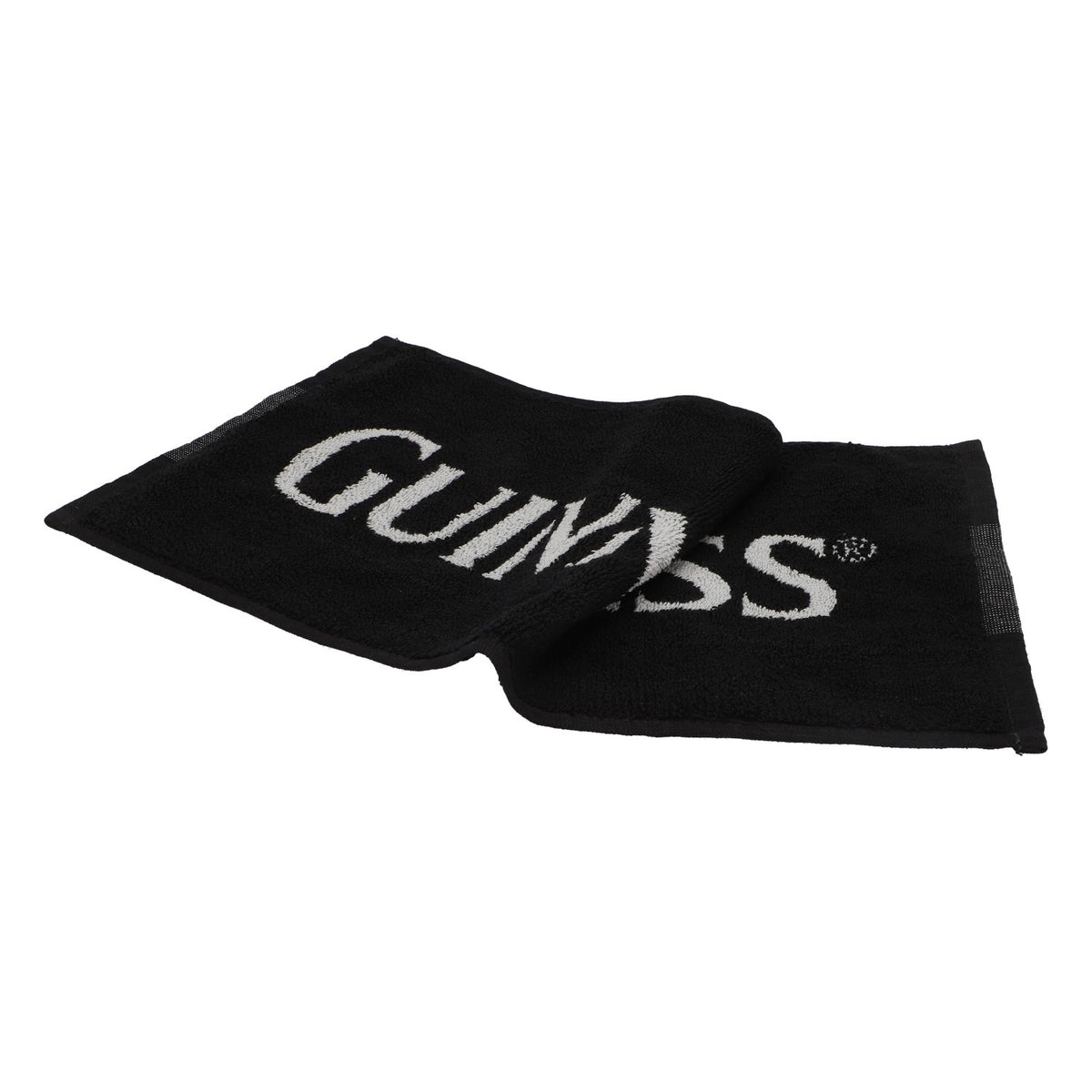 Guinness Bier Barhandtuch Bartowel Thekenhandtuch Schwarz nur Schrift