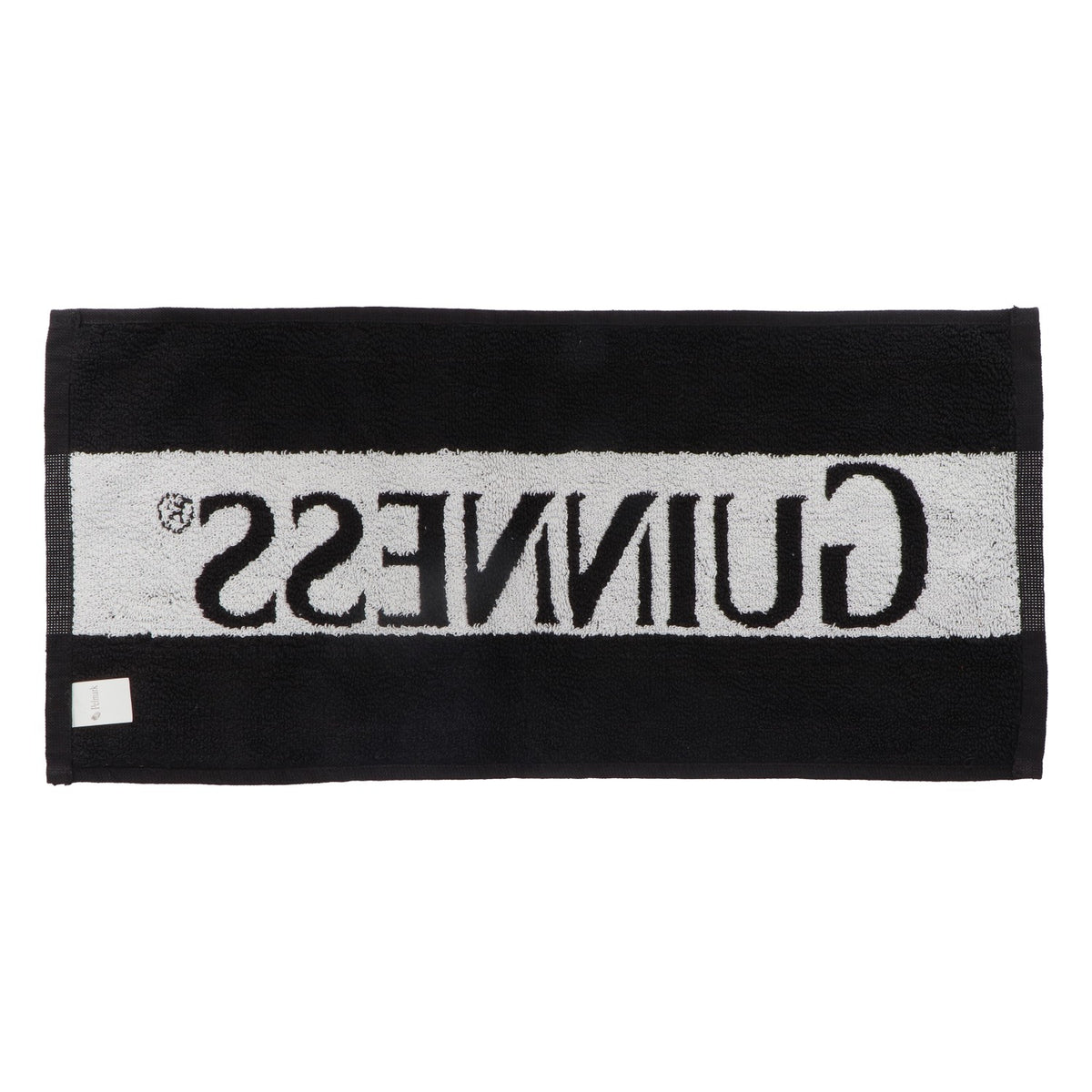 Guinness Bier Barhandtuch Bartowel Thekenhandtuch Schwarz nur Schrift – Ansicht 3