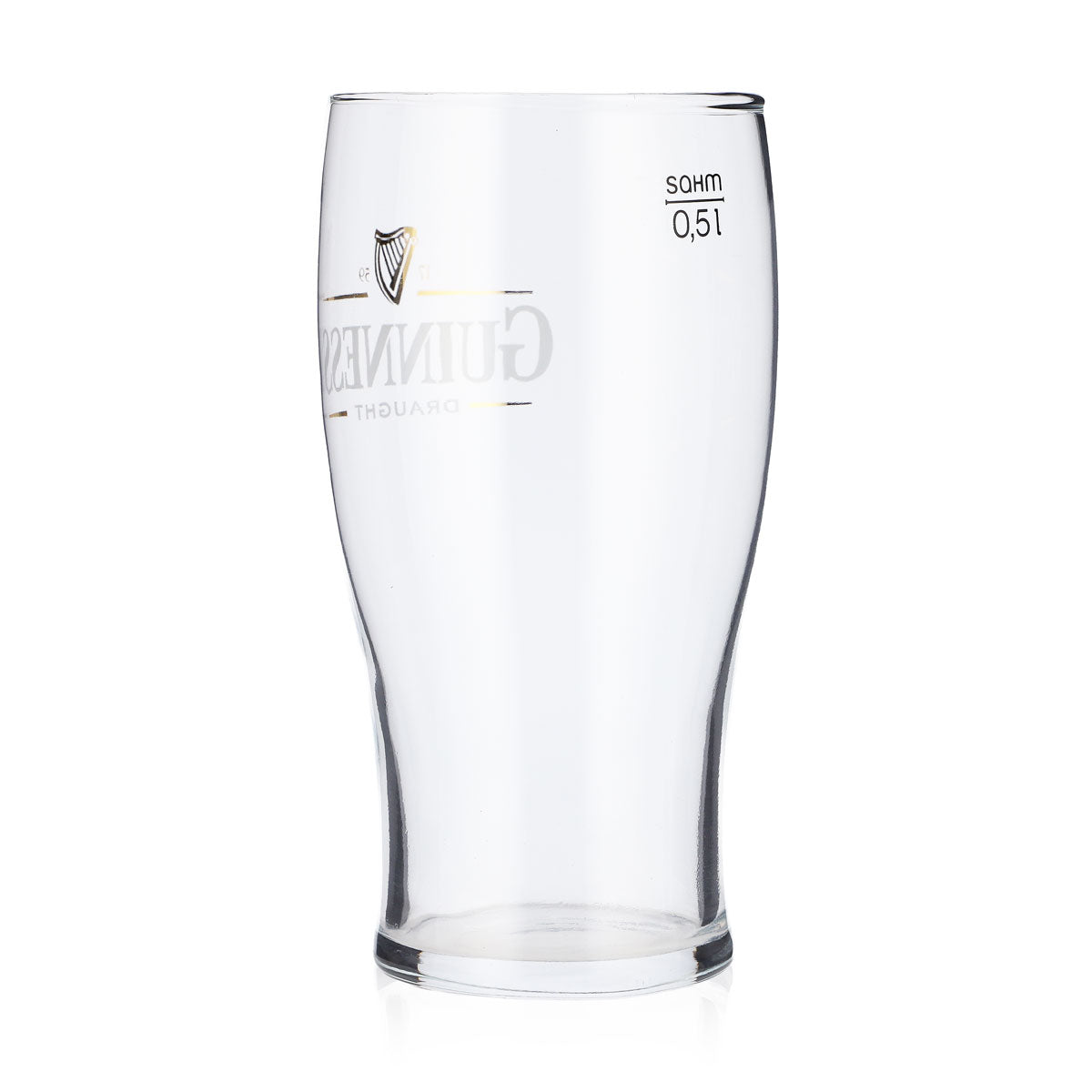 Guinness Bier Glas Willibecher Biergläser 0,5l Becher Draught – Ansicht 3