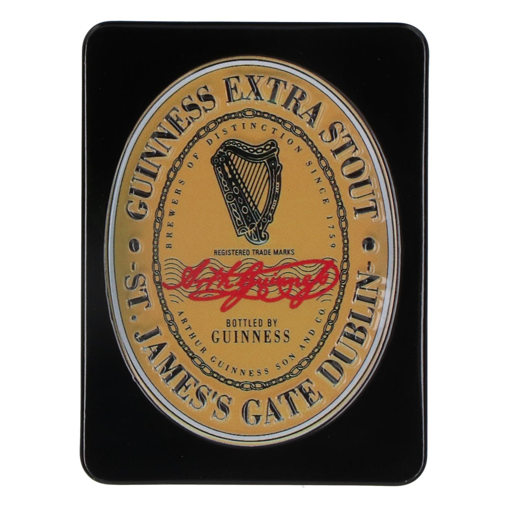 Guinness Bier Kühlschrankmagnet Küchenmagnet 6x8 cm 3D Magnet "Guinness Extra Stout St. James Gate Dublin"