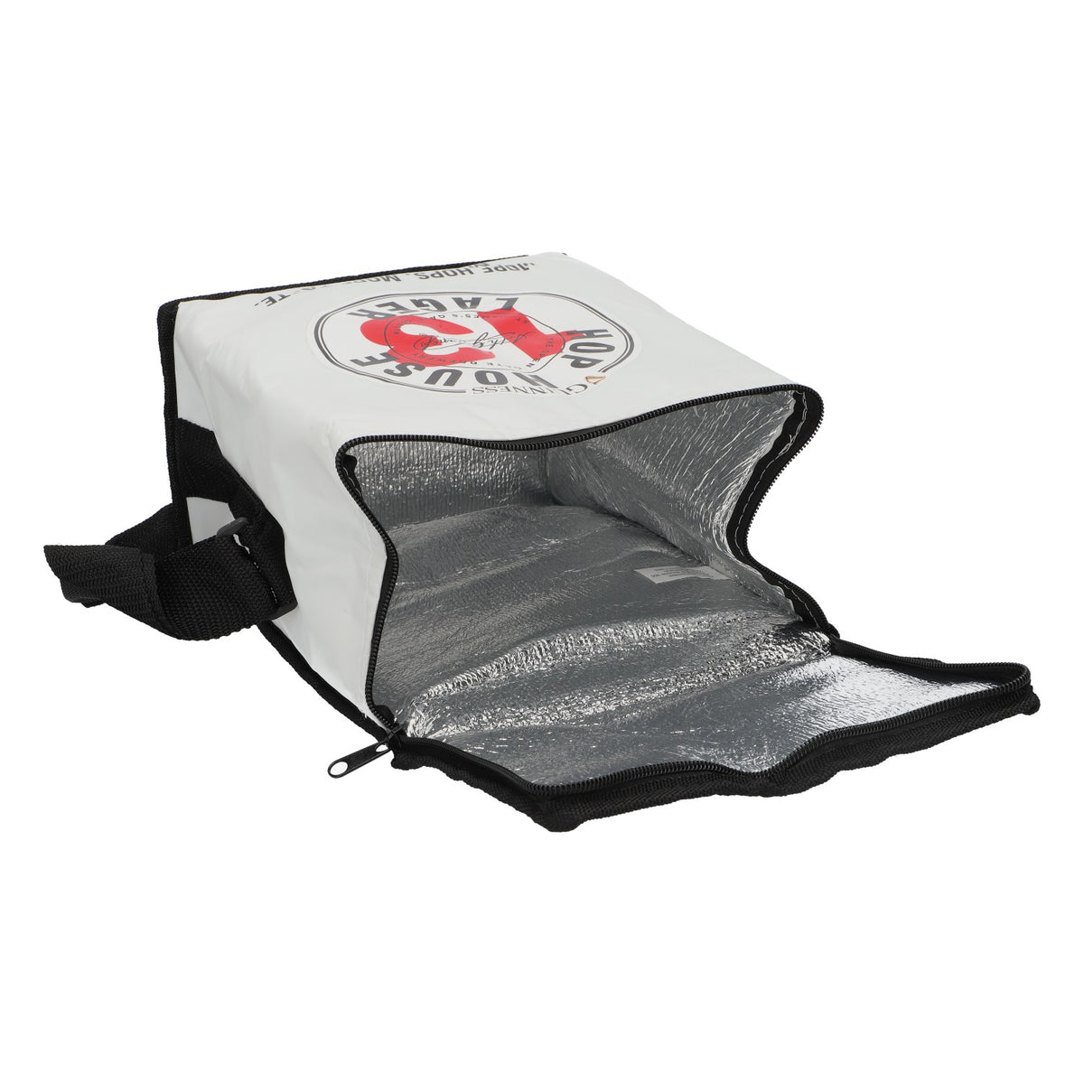 Guinness Bier Kühltasche Sixpack-Kühltasche Coller Bag Icebag Retro Camping Strandtasche Weiß – Ansicht 5