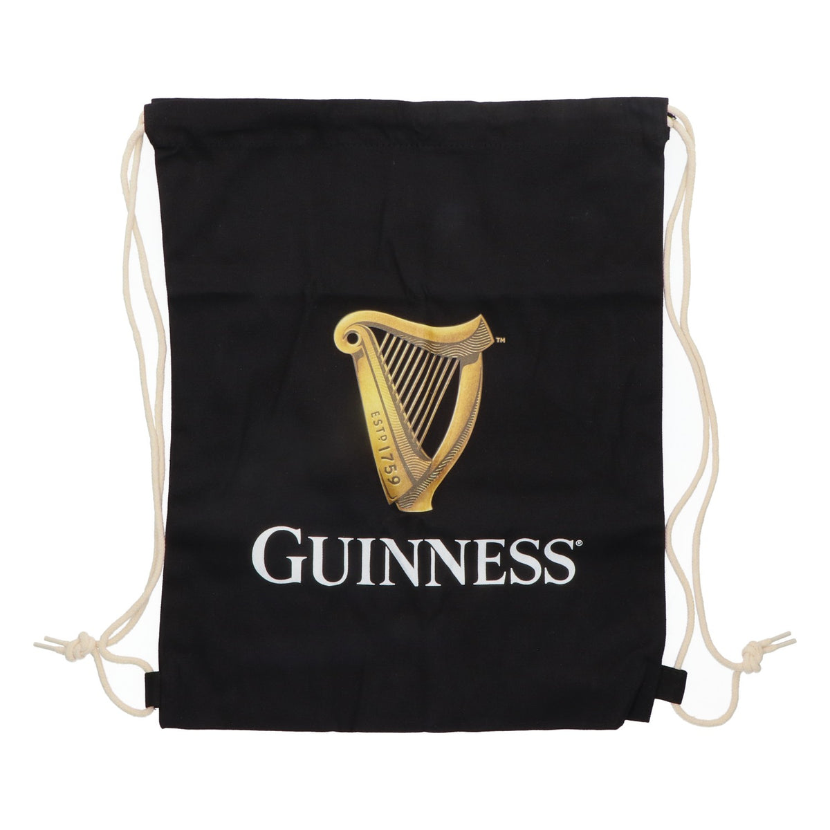 Guinness Bier String Bag Turnbeutel Stoffbeutel Tragetasche
