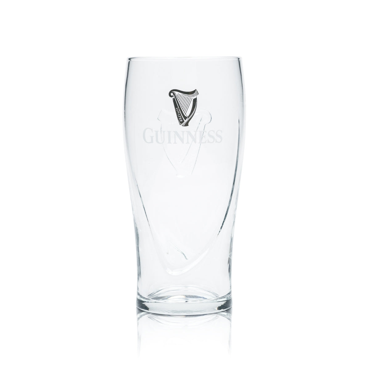 Guinness Gläser 6er Set 0,5l Gravity Pintglas mit Harfen-Relief Stout Irish – Ansicht 3