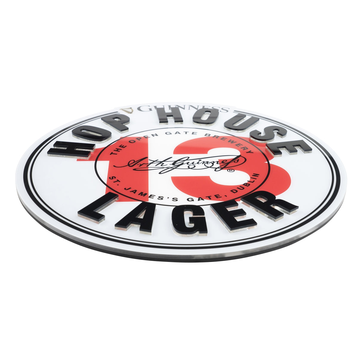 Guinness Leuchtreklame Hop House LED Wall Sign Wandschild Illumi Bar Kneipe UK – Ansicht 5