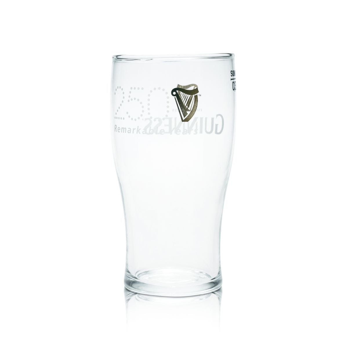 Guinness Pintglas Bierglas 0,3l 250 Jahre Sonderedition Sammlerglas Brewery