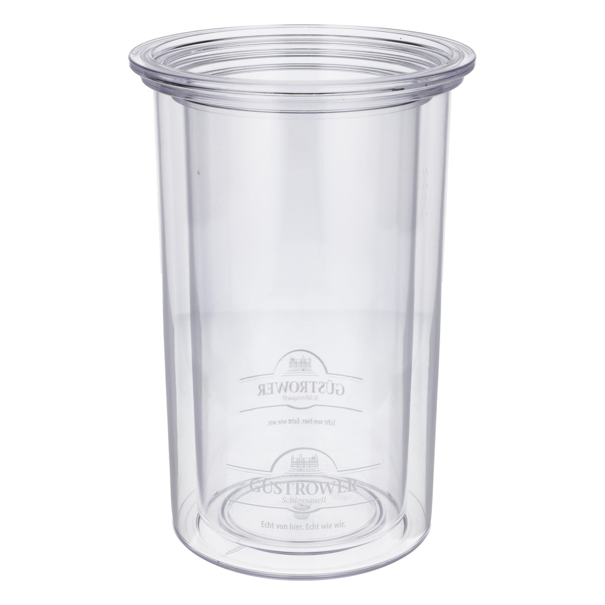 Güstrower Schlossquell Doppelwandiger Acryl Flaschenkühler 0,7l / 1,0l – Ansicht 2
