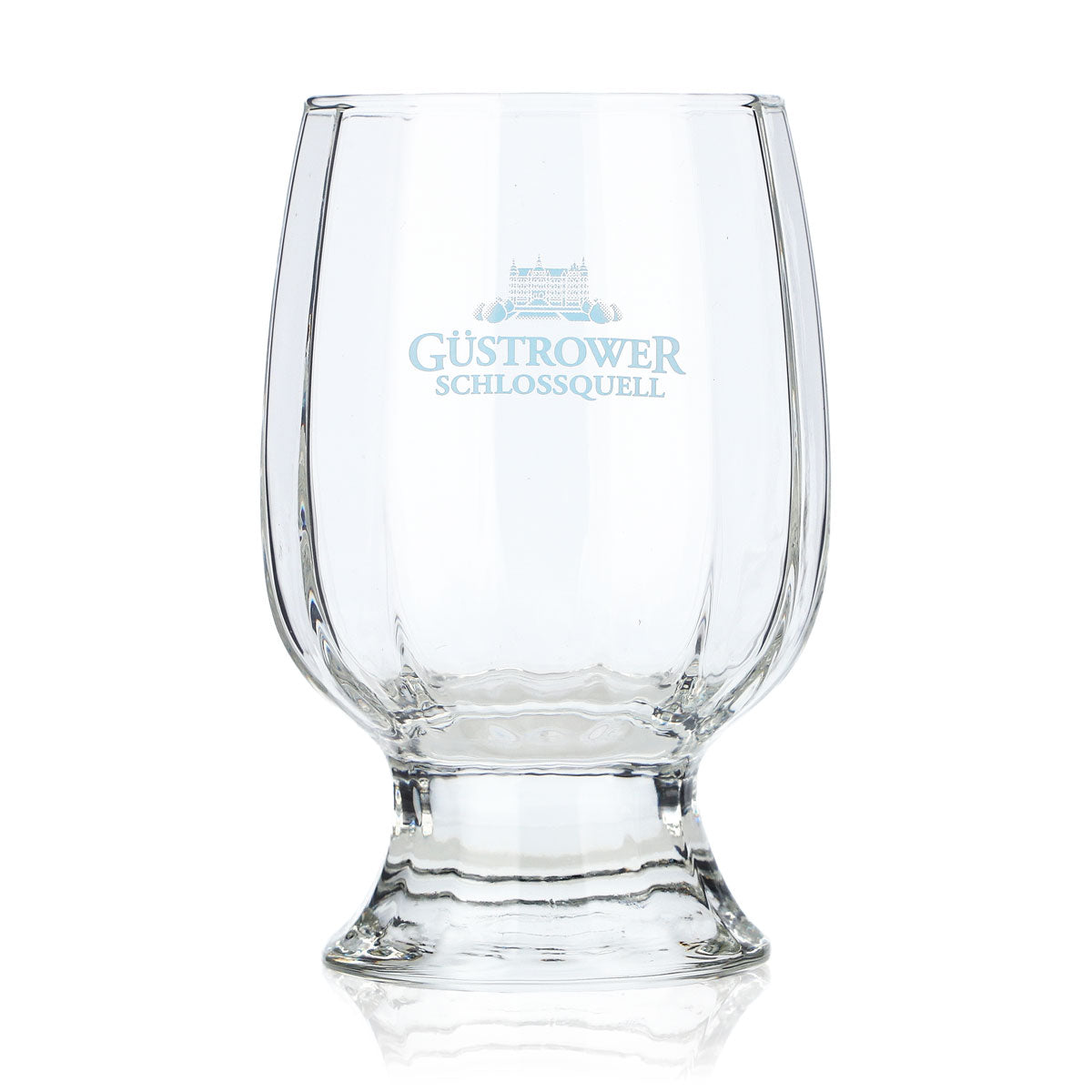 Güstrower Wasser Glas Wassergläser 0,2l Tulpe Becher Relief