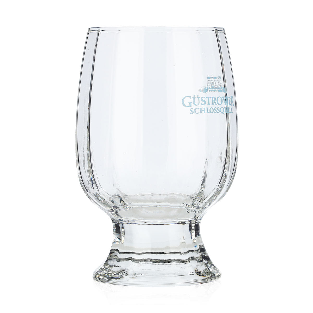 Güstrower Wasser Glas Wassergläser 0,2l Tulpe Becher Relief – Ansicht 2