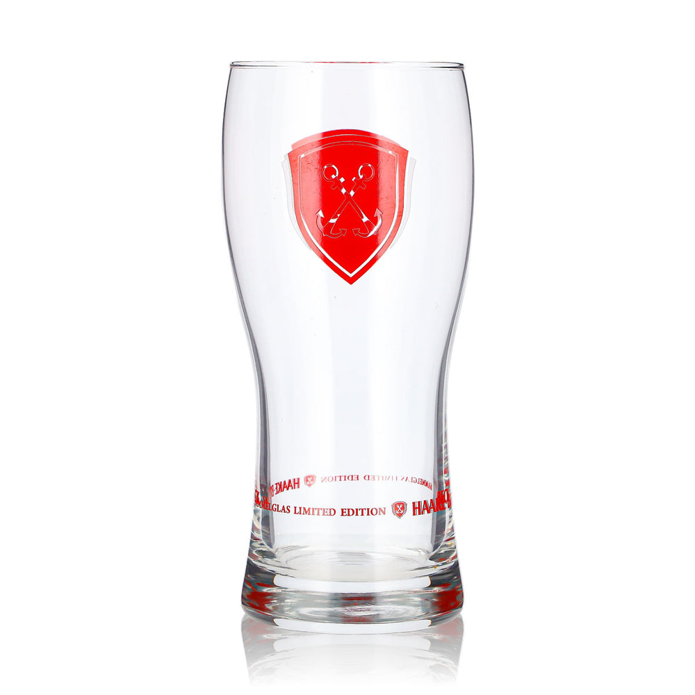 Haake Beck Bier Glas 0,38l Rotes Logo Sammelglas Limited Edition (1) Anker