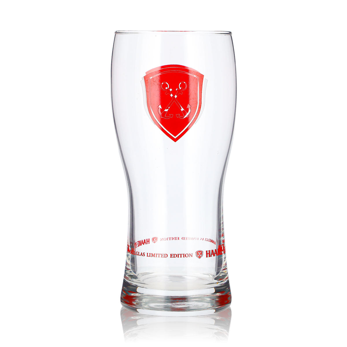 Haake Beck Bier Glas 0,38l Rotes Logo Sammelglas Limited Edition (1) Anker