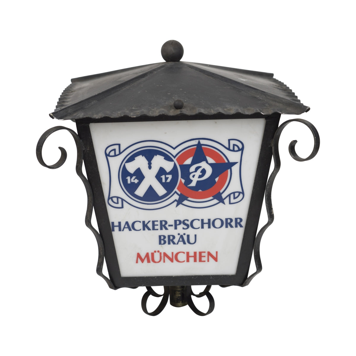 Hacker Pschorr Bier Laterne Brauerei Gastro Außen Lampe Leuchte Biergarten
