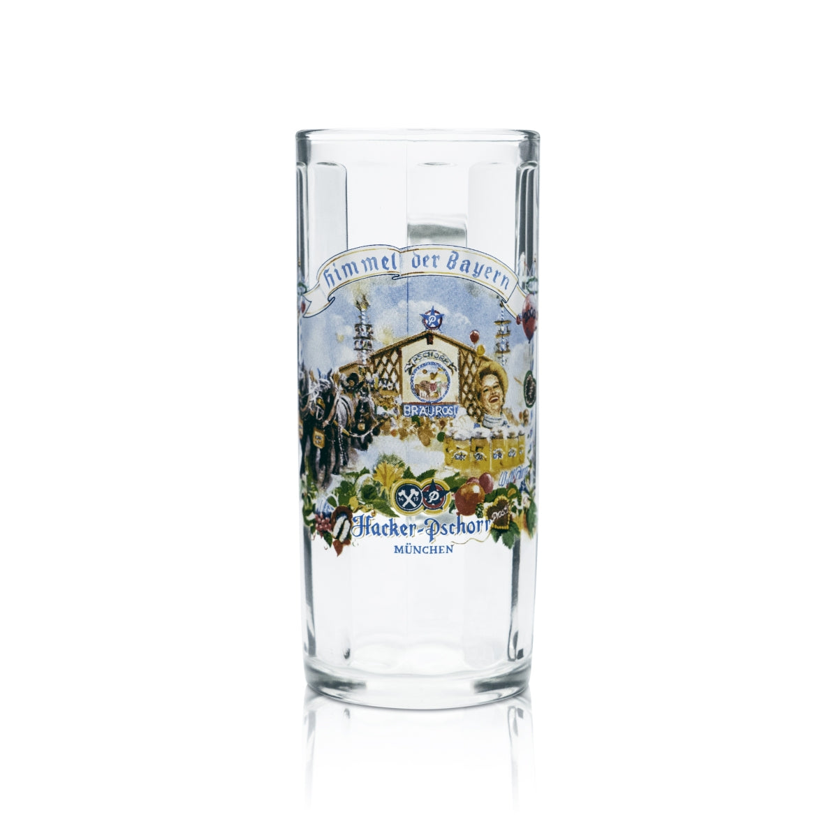 Hacker Pschorr Glas 0,5l Bierkrug Oktoberfest 2000 Edition Sammler Liebhaber Bay