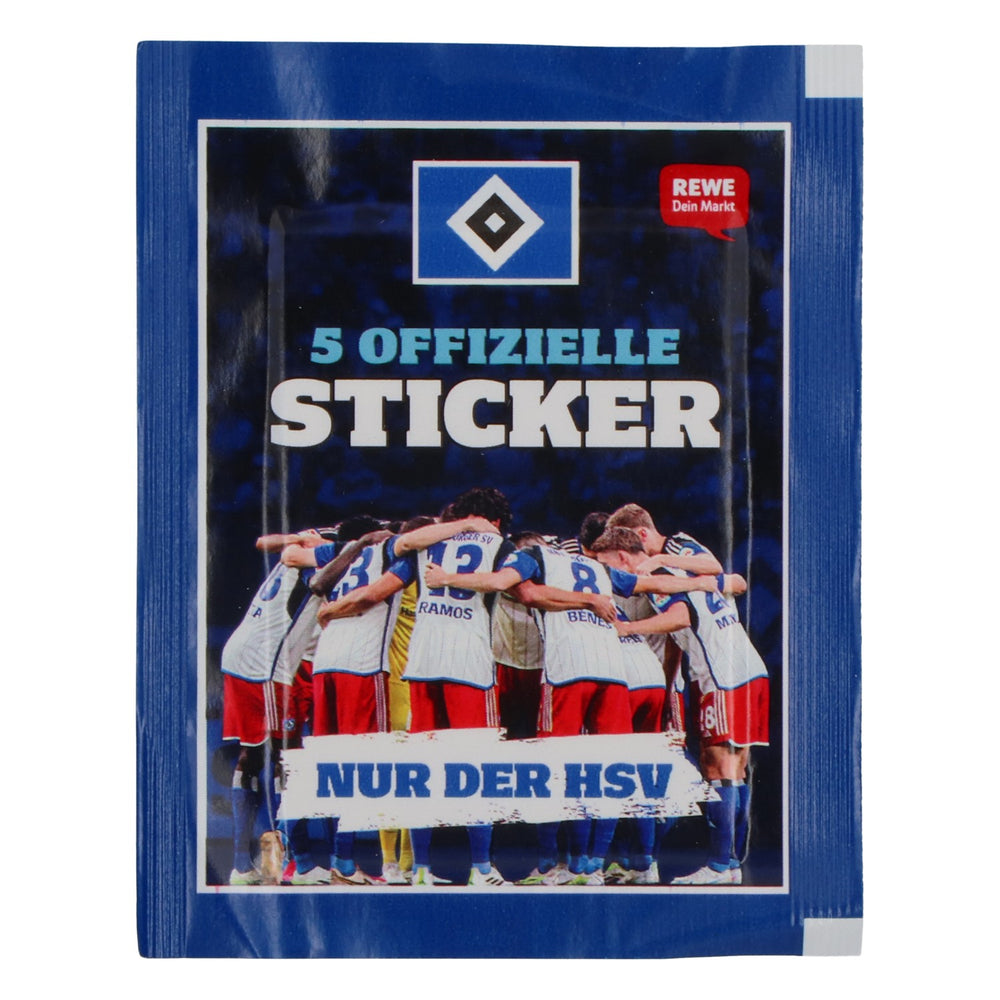 Hamburger SV Sticker Star 5 Sticker Packung REWE "Nur der HSV" 2024