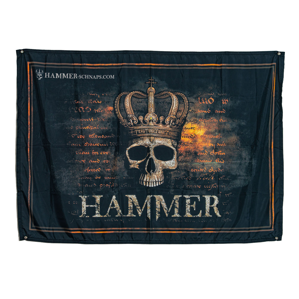 Hammer Schnaps Glas Banner 150x100 cm Polyester Fahne