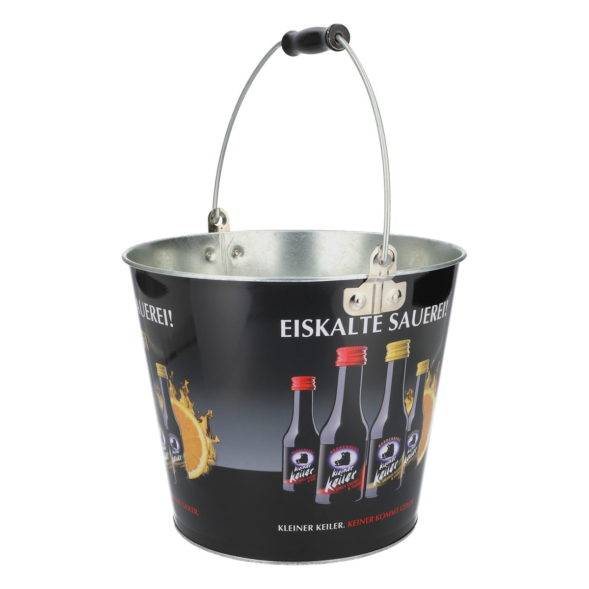 Hardenberg Likör Eiseimer Eiswürfelbehälter Icecube 5l Kühler Metall – Ansicht 2