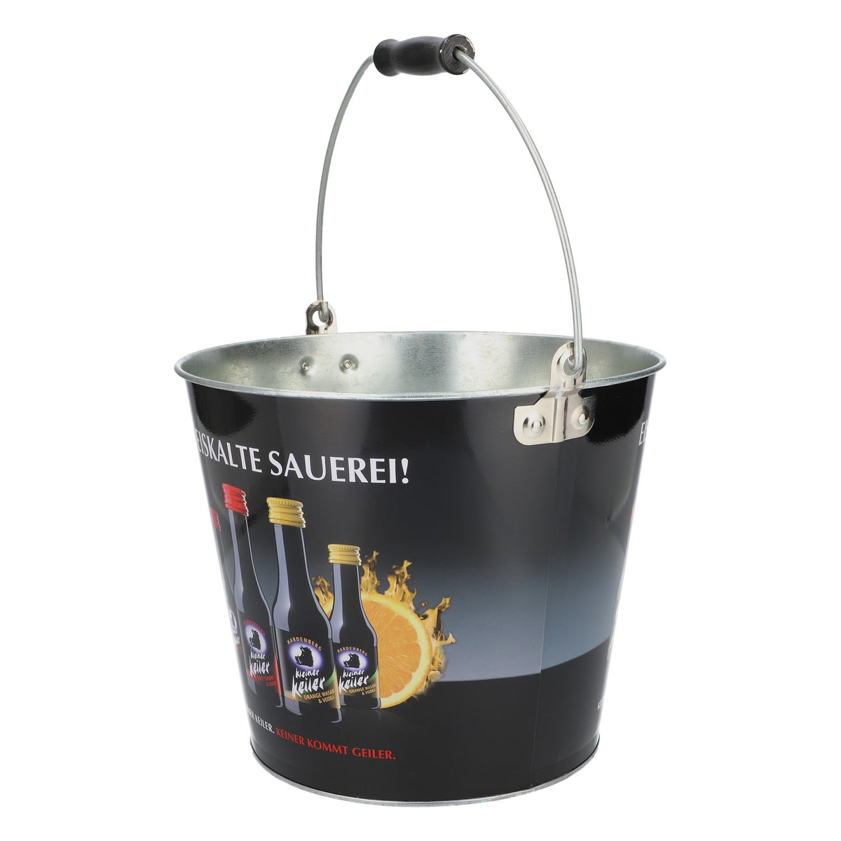 Hardenberg Likör Eiseimer Eiswürfelbehälter Icecube 5l Kühler Metall – Ansicht 3