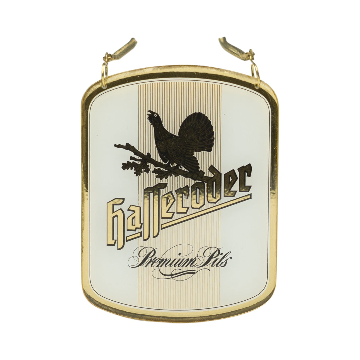 Hasseröder Bier Zapfhahnschild Kette Zapfanlage Tafel Reklame Beer Brauerei Bar