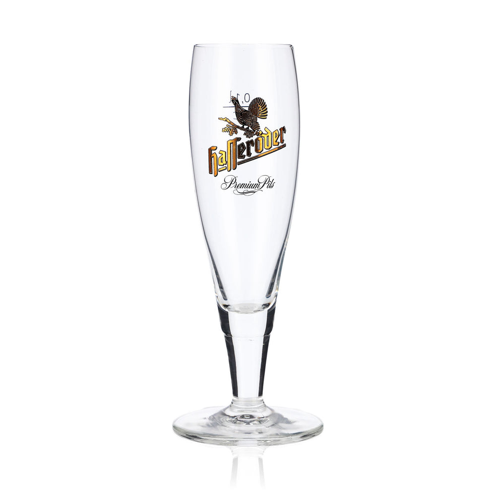 Hasseröder Bierglas Gläser Begrüßungsglas Empfangsglas 0,1l Pokal RC