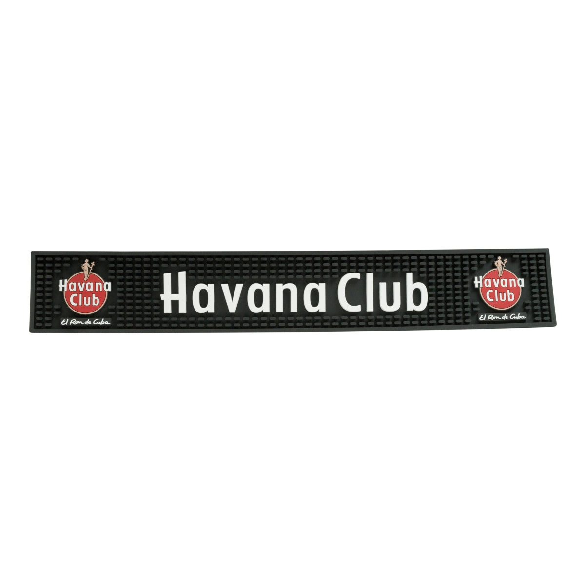 Havana Club Rum Barmatte Abtropfmatte Barzubehör schwarz großes Logo 58x9,5