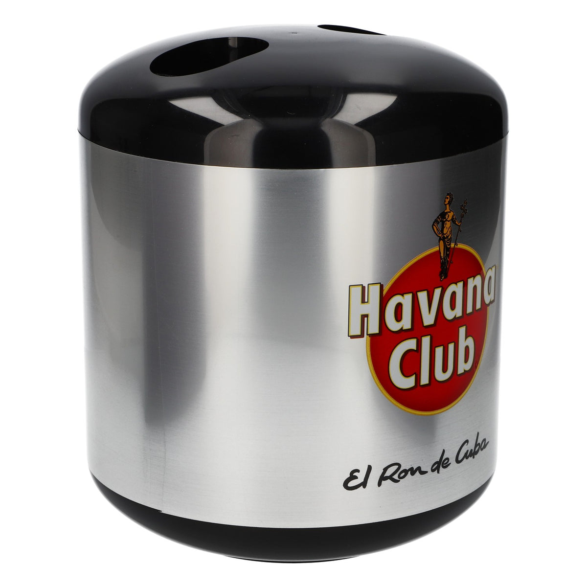 Havana Club Rum Kühler Flaschenkühler El Rom de Cuba neu Kunststoff silber – Ansicht 2