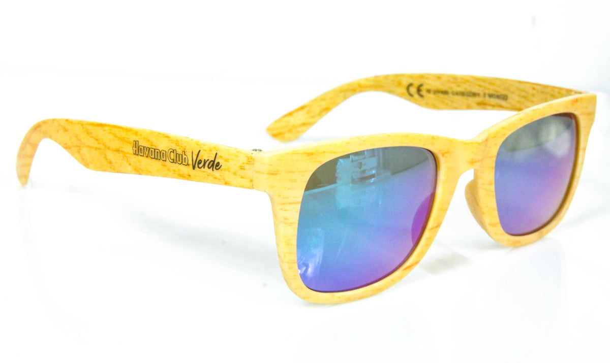 Havana Club Rum Sonnenbrille Sunglasses Partybrille Verde Holzoptik UV400 – Ansicht 2