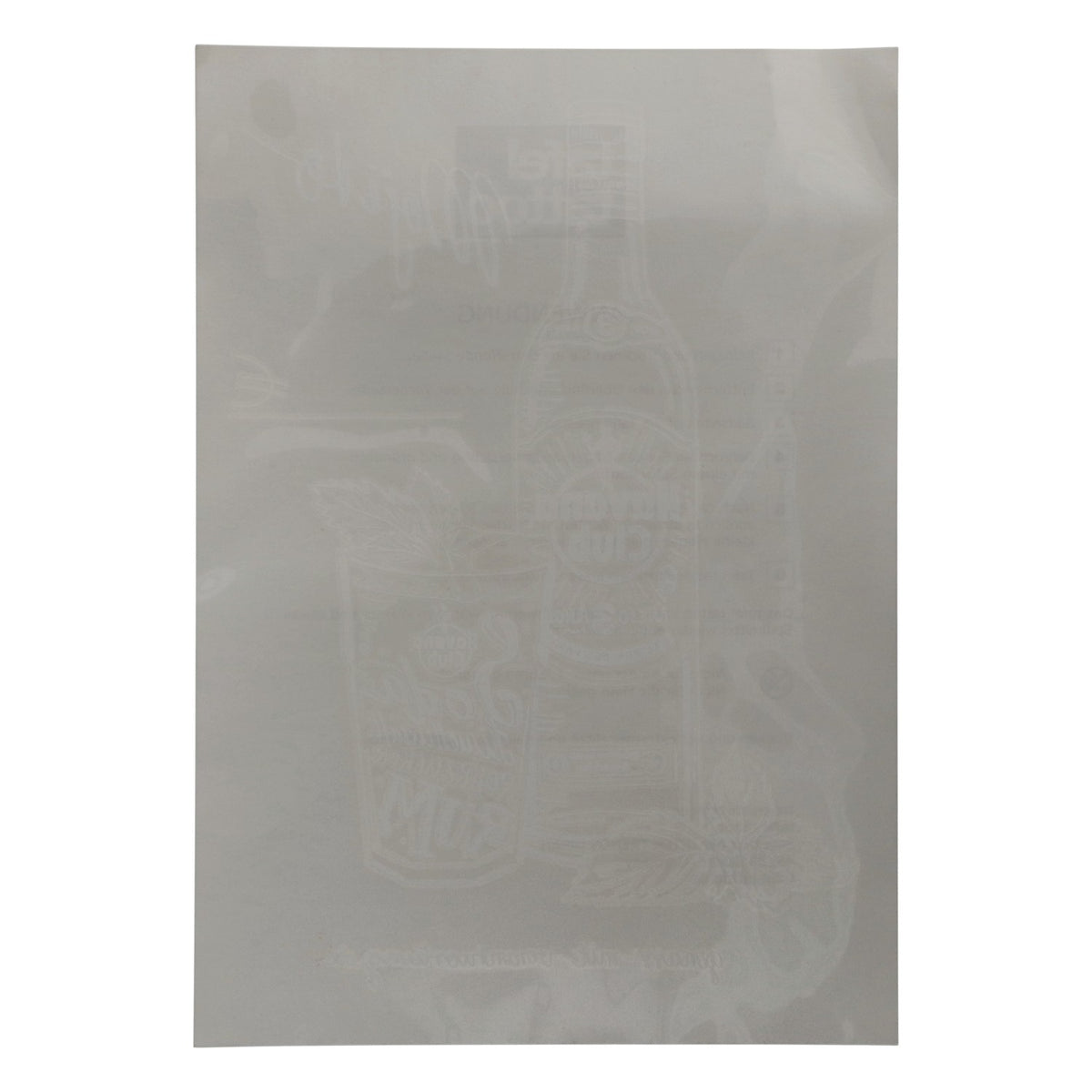Havana Club Rum Tafeltattoo Fensterfolie 30x21 cm Flasche + Glas