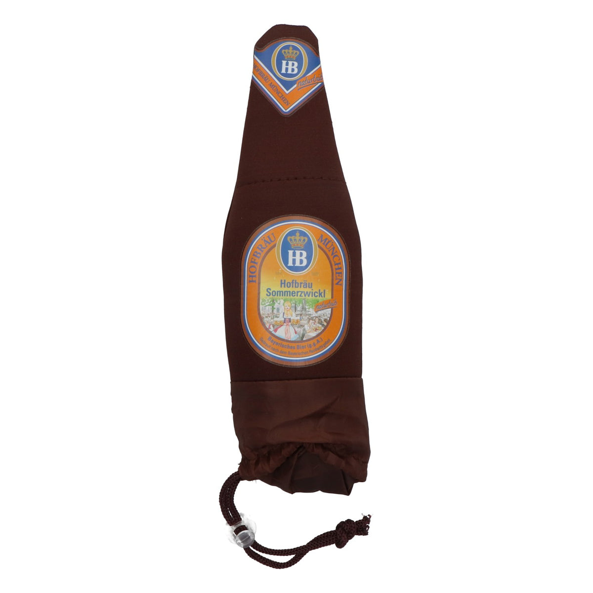 HB München Bier Tasche faltbar Bierflaschenform 'I mog Di' Herz Geschenk Bayern – Ansicht 3