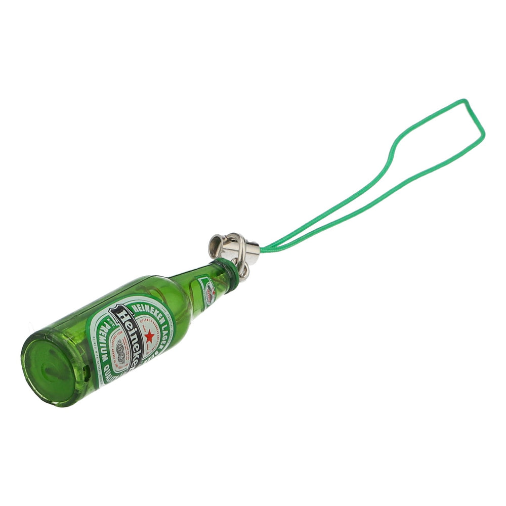 Heineken Bier Anhänger Blinking-Bottle LED Handy Signal grün Fanartikel
