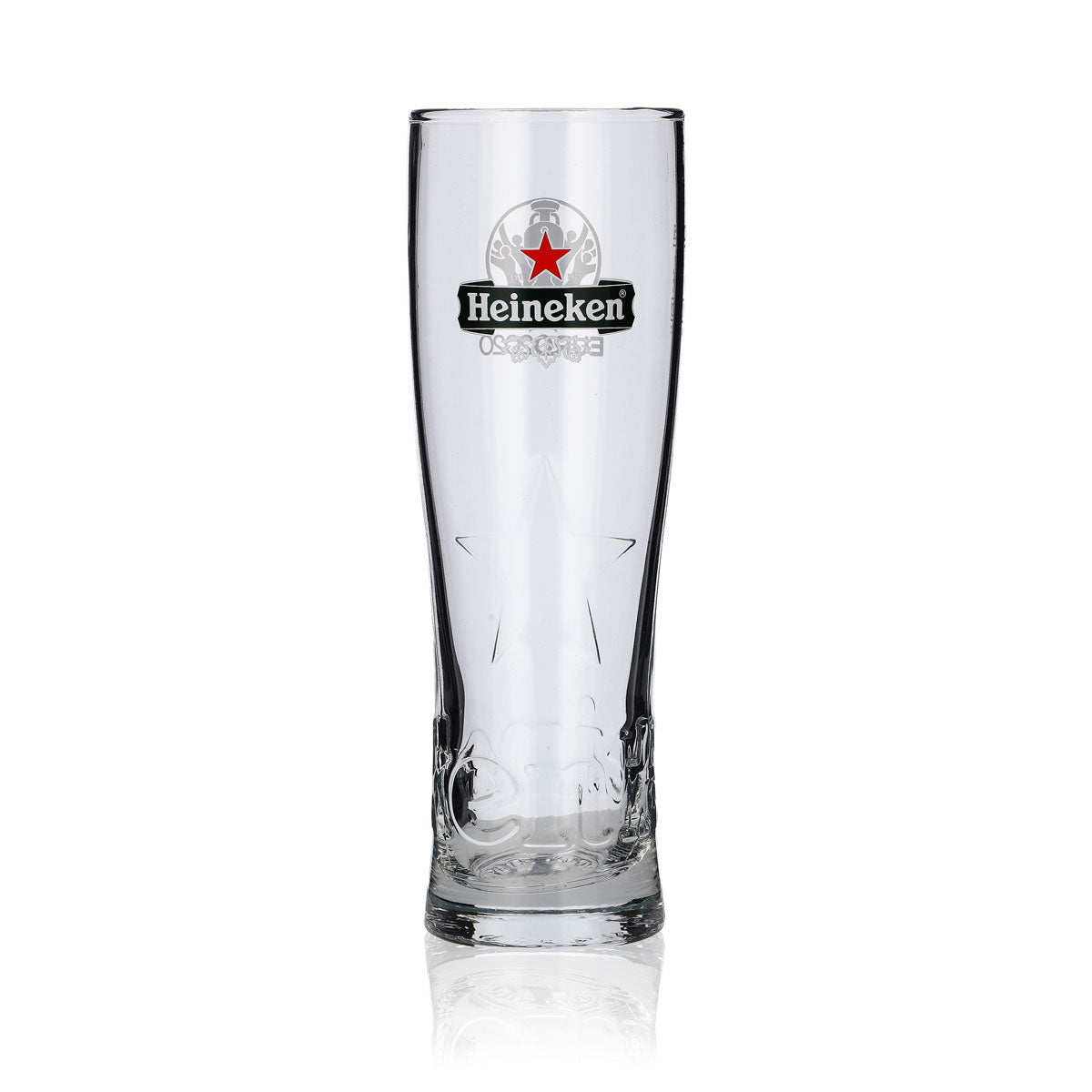 Heineken Bierpokal Glas 0,25l EURO 2020 Star Relief Glass Gläser Sonderedition – Ansicht 2