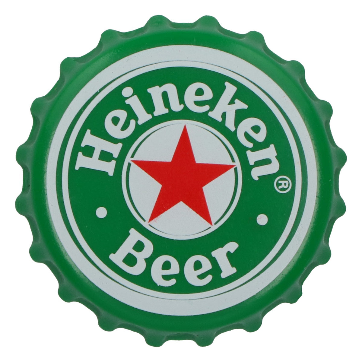 Heineken Flaschenöffner Kapselheber Kronkorken grün Kunststoff Edelstahl – Ansicht 3