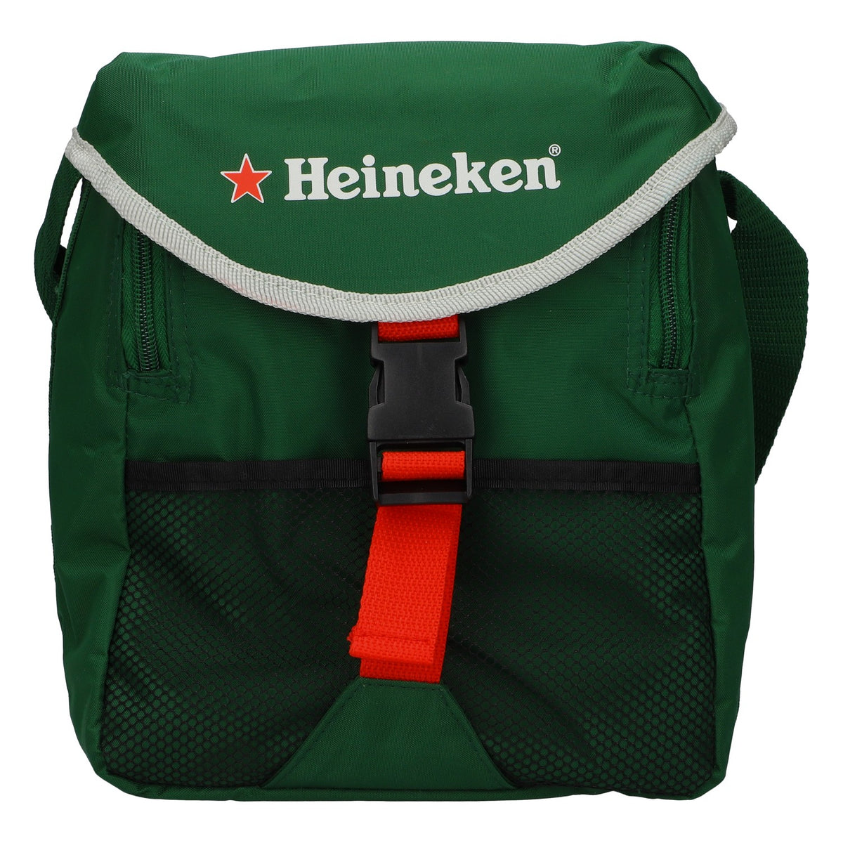 Heineken Kühltasche Dosen Flaschen Kühler Isoliert Polyester Outdoor grün – Ansicht 2