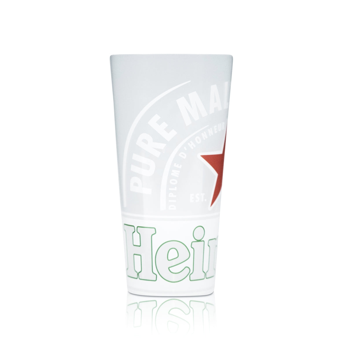 6x Heineken Kunststoff Bier Becher Glas 0,5l Mehrweg Hartplastik Becher Gläser – Ansicht 4