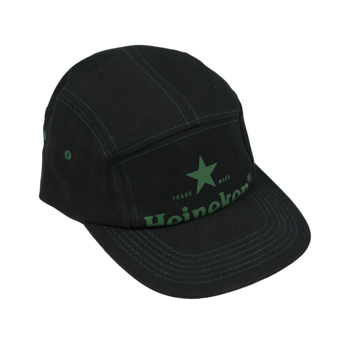 Heineken Mütze Kappe Cap Schwarz Größenverstellbar Unisex Kopfbedeckung Sommer