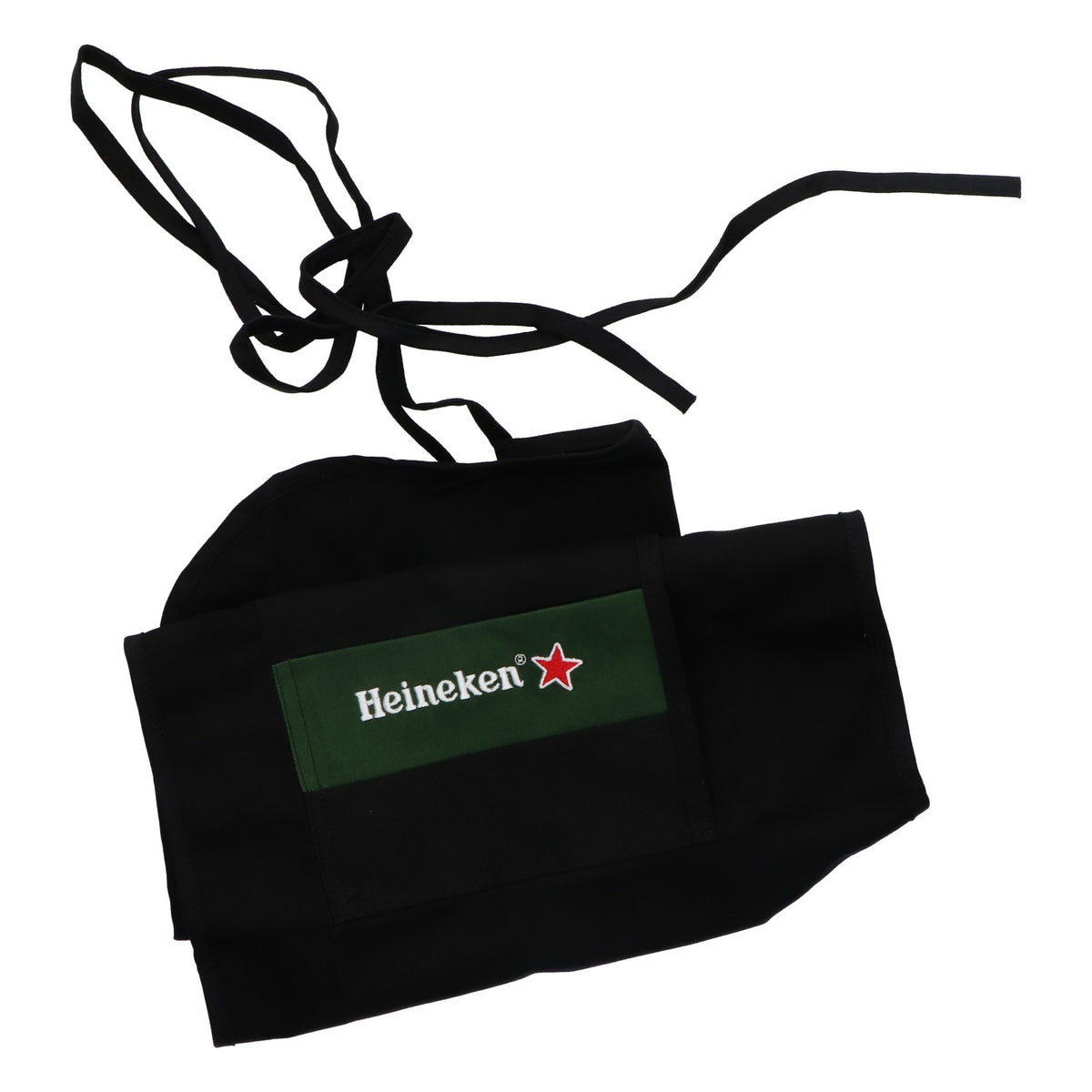 Heineken Schürze Bauchbinder Kurz Schwarz Taschen Gastro Bedienung Kellner – Ansicht 2
