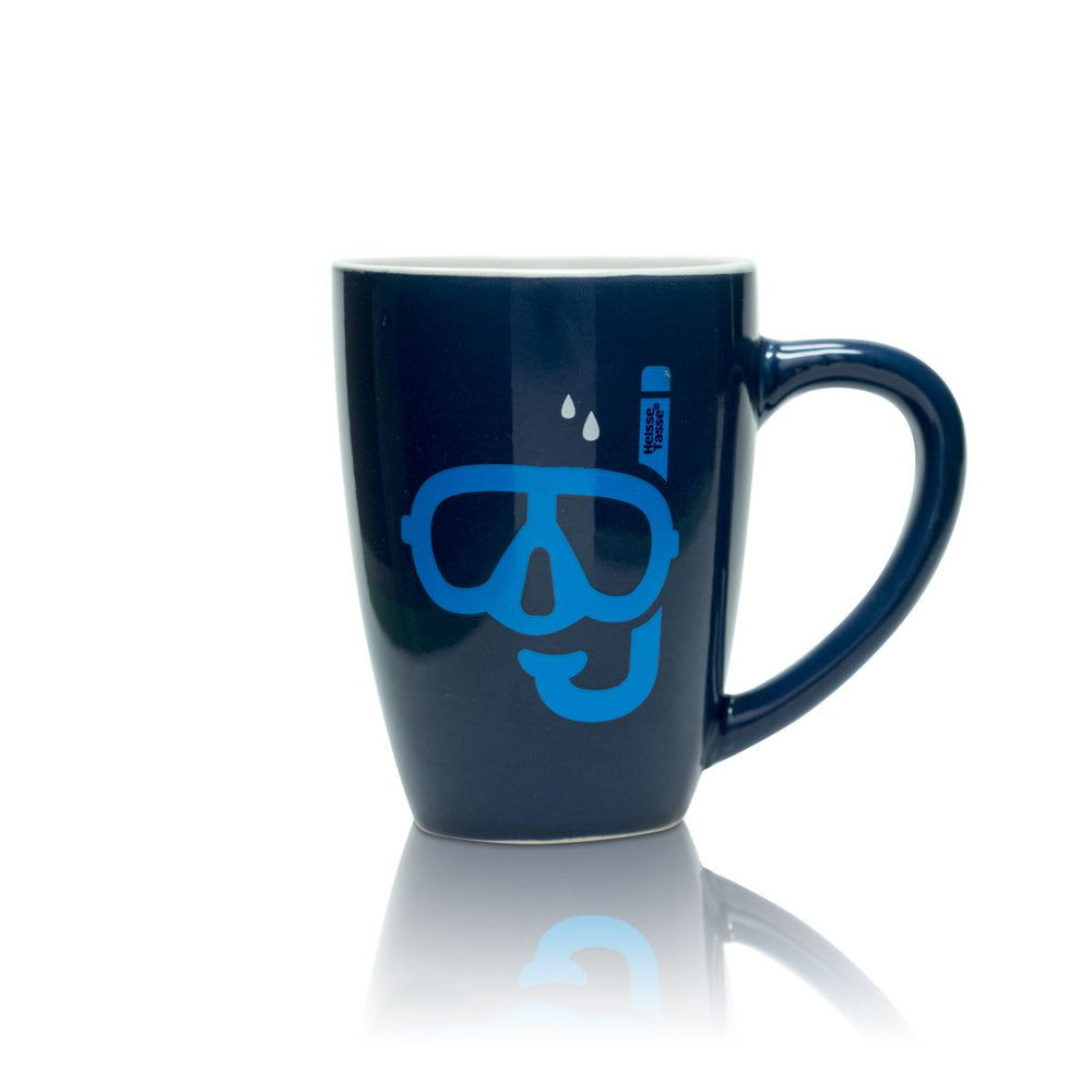 Heisse Tasse Kaffeetasse Glas 0,2l Heiße Schokolade Kakao Tee Schnorchel