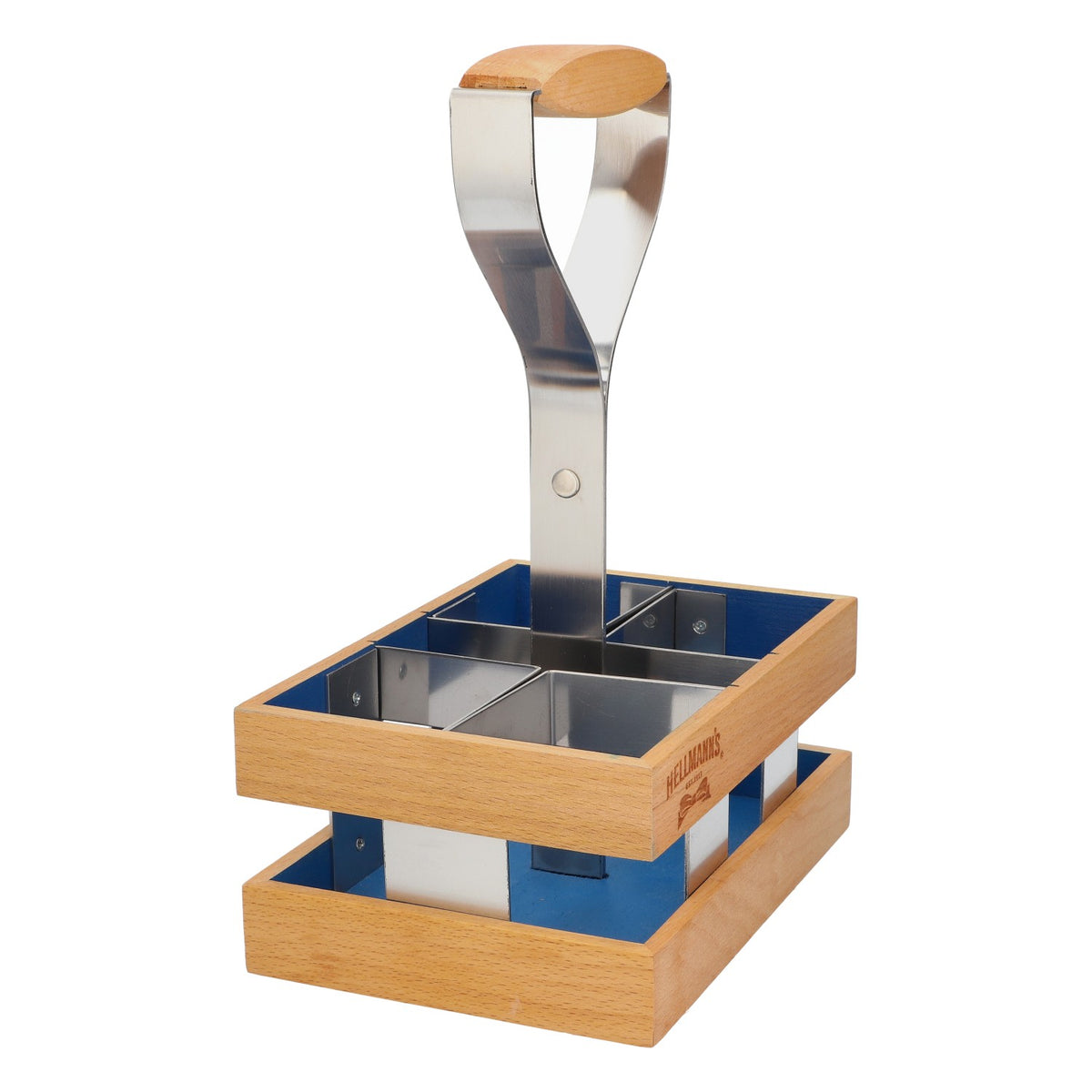 Hellmann´s Soßenträger Holzkorb Ketchup Majo Senf Tragekörbchen – Ansicht 4