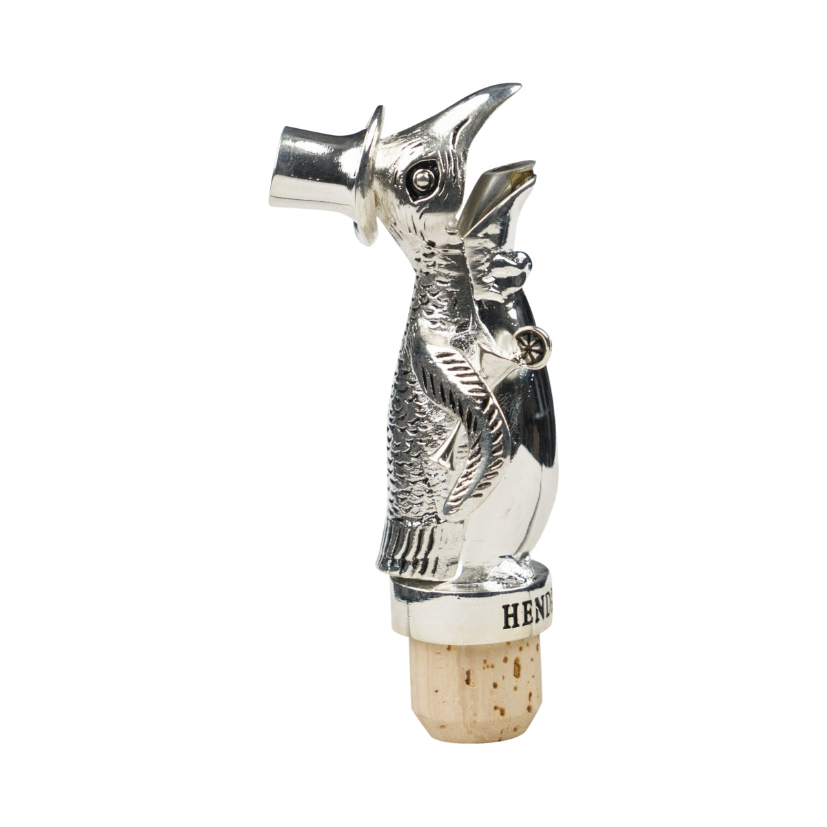 Hendricks Gin Ausgießer Pinguin Metall Pourer Flaschen Aufsatz Dosierer Spender