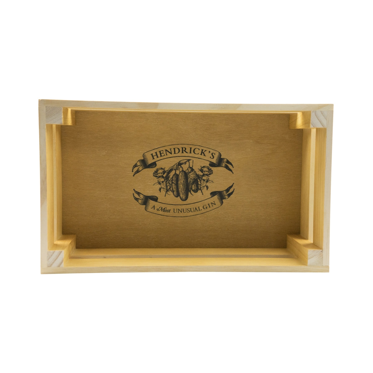 Hendricks Gin Holzkiste Wooden Box Kasten Flaschen Träger Aufbewahrung Präsent – Ansicht 3