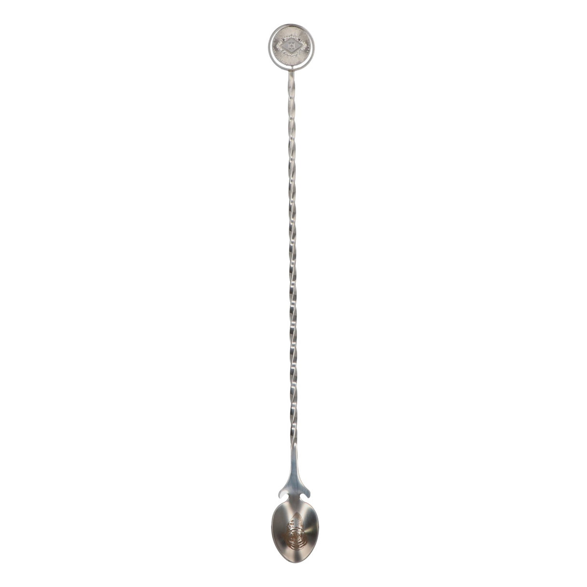 Hendricks Gin Stirrer Barlöffel neu Edelstahl silber Cocktaillöffel Rührstab